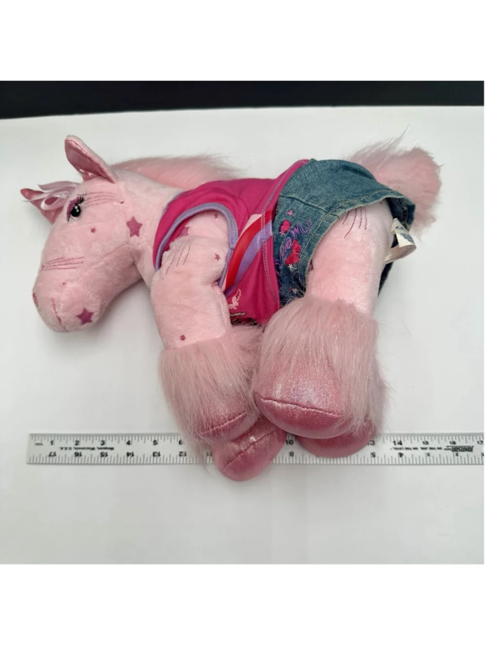 Build a Bear Unicorn Pink Stars 16